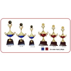 Trofeo Copa clásica Azul y rojo Trofeo Copa clásica Azul y rojo